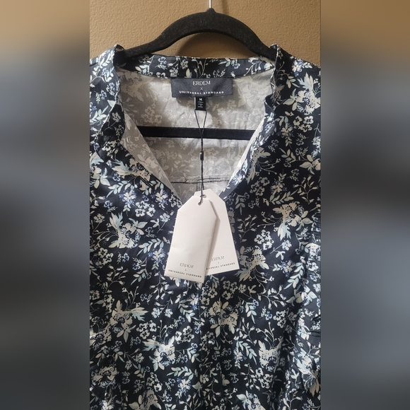 NWT Universal Standard x Erdem Primrose Shirt Dress Chambray Bud Size M US 18-20 - Picture 6 of 12